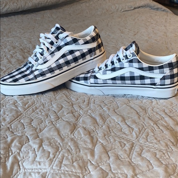 gingham old skool vans